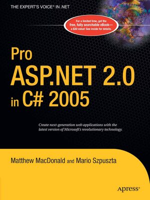 cover image of Pro ASP.NET 2.0 in C# 2005